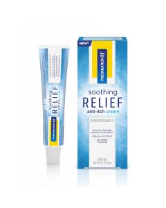 Preparation H Soothing Relief Anti-Itch Cream for Butt Itch Relief, 0.9 oz"