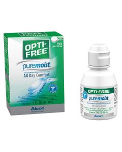 Opti Free Puremoist Multipurpose Contact Lens Disinfecting Solution, 2 fl oz"
