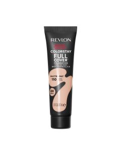 Revlon ColorStay Full Coverage Cream Foundation Makeup, Matte Finish, 110 Ivory, 1.0 fl oz"