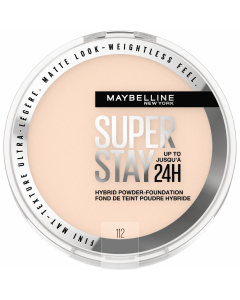 Maybelline Super Stay Powder Foundation Makeup, Soft-Matte Finish, 112, 0.21 oz"