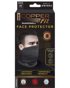 Copper Fit GuardWell Face Protector Gray
