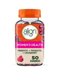 Align Probiotic Women's Health Gummies, Prebiotic & Probiotic, Dietary Supplement, Cranberry, 50 Ct"