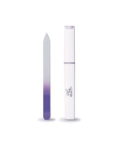 New Plum Beauty Glass Nail File Carrying Case Included