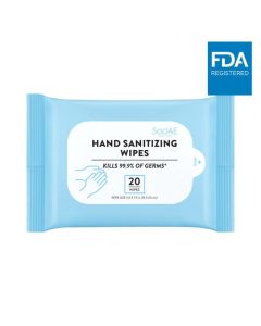 Soo'AE HAND SANITIZING WIPES - 20 SHEETS
