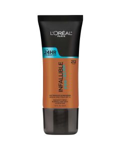 L'Oreal Paris Infallible Pro-Glow Liquid Foundation Makeup, 212 Cocoa, 1 fl oz"