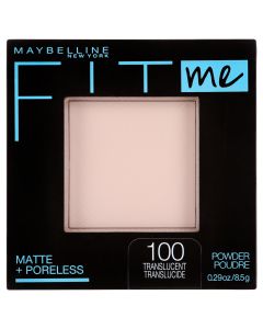 Maybelline Fit Me Matte Poreless Pressed Face Powder Makeup, Translucent, 0.29 oz"