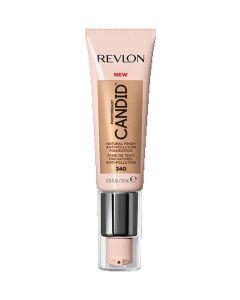 Revlon PhotoReady Candid Natural Finish Anti-Pollution Foundation, 340 True Beige, 0.75 fl oz."