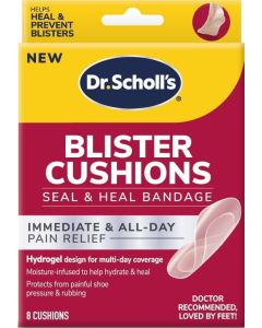 Dr. Scholl's Seal & Heal Blister Bandage with Hydrogel Technology, 8 Cushions"