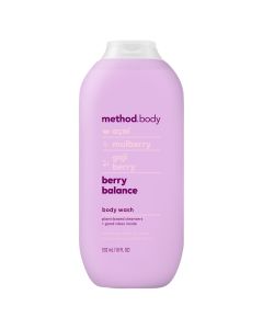 Method Body Wash, Berry Balance, Acai + Mulberry + Goji Berry Scent, 18 Ounce Bottle"