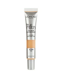 L'Oreal Paris True Match Eye Cream in a Concealer, Hyaluronic Acid, Light, 0.4 fl oz"