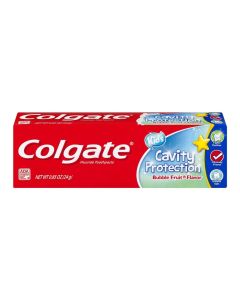 Colgate Junior Kids Anticavity Flouride Toothpaste, Bubble Fruit - 0.85 oz"