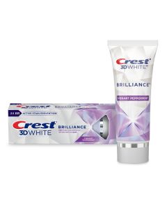 Crest 3D Whte Brill Whitening Toothpaste, Vibrant Peppermint, 3.5 oz"
