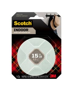 Scotch Indoor Double-Sided Mounting Tape, 1 in x 125 in, 1 Roll"