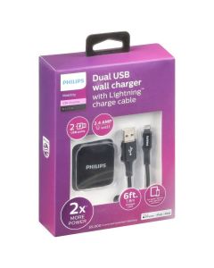 Philips Wall Charger Charging Kit USB-A