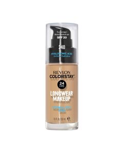 Revlon ColorStay Liquid Foundation Makeup, Normal/Dry Skin, SPF 20, 240 Medium Beige, 1 fl oz."