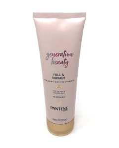 Pantene Pro-V Generation Beauty Full & Vibrant Sulfate Free Conditioner with Hyaluronic Acid for Fine or Thin & Colored Hair, 8 oz"