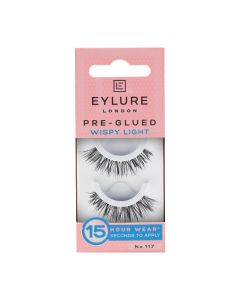 Eylure Pre-Glued Wispy Light False Lashes, No. 117"