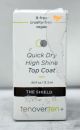 tenoverten - The Shield Protective Top Coat | Clean, Natural, Non-Toxic Nail Care (0.45 fl oz | 13.3 mL)