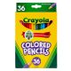 Crayola Colored Pencil Set, 36 Ct, Back to School Supplies for Kids, Classroom Supplies, Teacher Gift