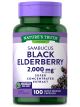 Black Elderberry Capsules 2000mg | 100 Count | Super Concentrated Sambucus Extract | Non-GMO, Gluten Free | By Nature's Truth