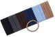 Scunci No-Damage Elastic Stretch Nylon Hairbands in Neutral Colors, Value Pack, 60ct