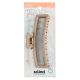Scunci Consciously Minded Open Rectangle Claw Clip, Beige