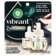 Air Wick Vibrant Plug in Scented Oil Refill, 2ct, Almond Milk & Honey, Air Freshener, Essential Oils