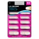 LA Colors Nail Tips, French Overlap, 80 Ct