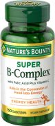 Nature's Bounty Super B Complex Tablets With Folic Acid, Vitamin B12, 150 Ct