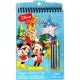Disney Mickey and Minnie Sequin Sketch Pad, 20 Activity Page Coloring Book