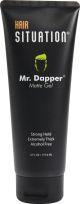 Mr. Dapper Matte Hair Gel Strong Hold for All Hairstyles and Hair Texture - Alcohol Free Styling Gel for Men -Extremely Thick, Non-Flaking Men's Hair Gel for Matte Finish (6FL OZ)