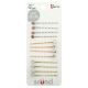 Scunci Real Style Bobby Pins, Assorted Metal Stone, 12 Ct