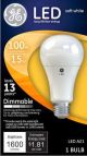 GE Dimmable LED Light Bulb, 15W (100W Equivalent), Soft White, 1-count