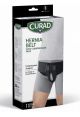 Curad Hernia Belt with Removable Compression Pads, Hook-and-Loop Closure, Elastic, Black, Size Small, 1 Each
