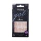 KISS Gel Fantasy Allure Ready-To-Wear Medium Square Fake Nails, Pink Jeweled, 28 Pieces