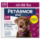 PetArmor Plus Flea & Tick Prevention for Large Dogs 45-88 lbs, 3 Month Supply