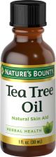 Nature's Bounty Tea Tree Oil, Herbal Health Oil, Supports Skin Health, 1 Fl oz
